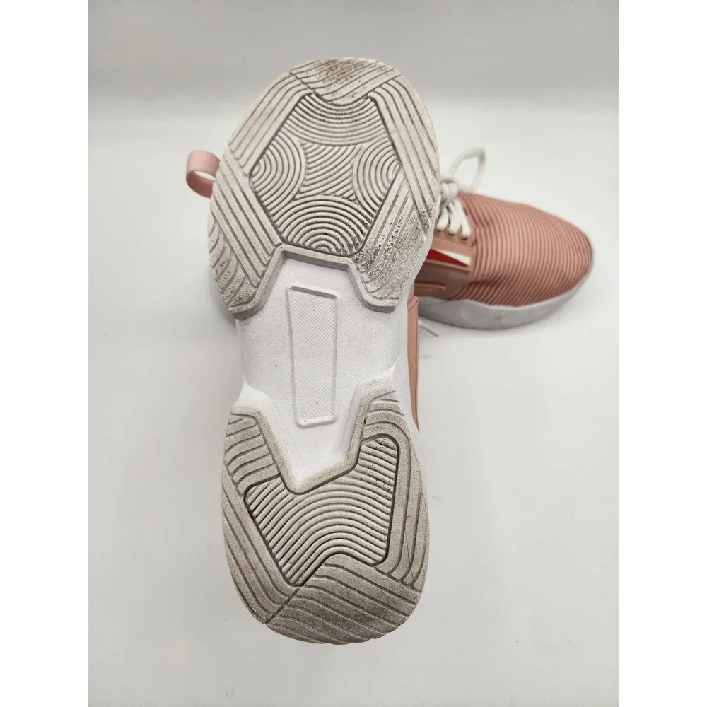 Nautica Nuray 2 Pink Ribbed Knit Athletic Running Sneakers Size 6.5